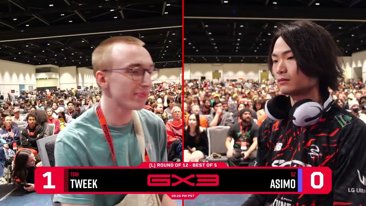TSM | Tweek (Diddy Kong) vs SZ | Asimo (Ryu) - Losers Top 12 - ULTIMATE SINGLES | GX3
