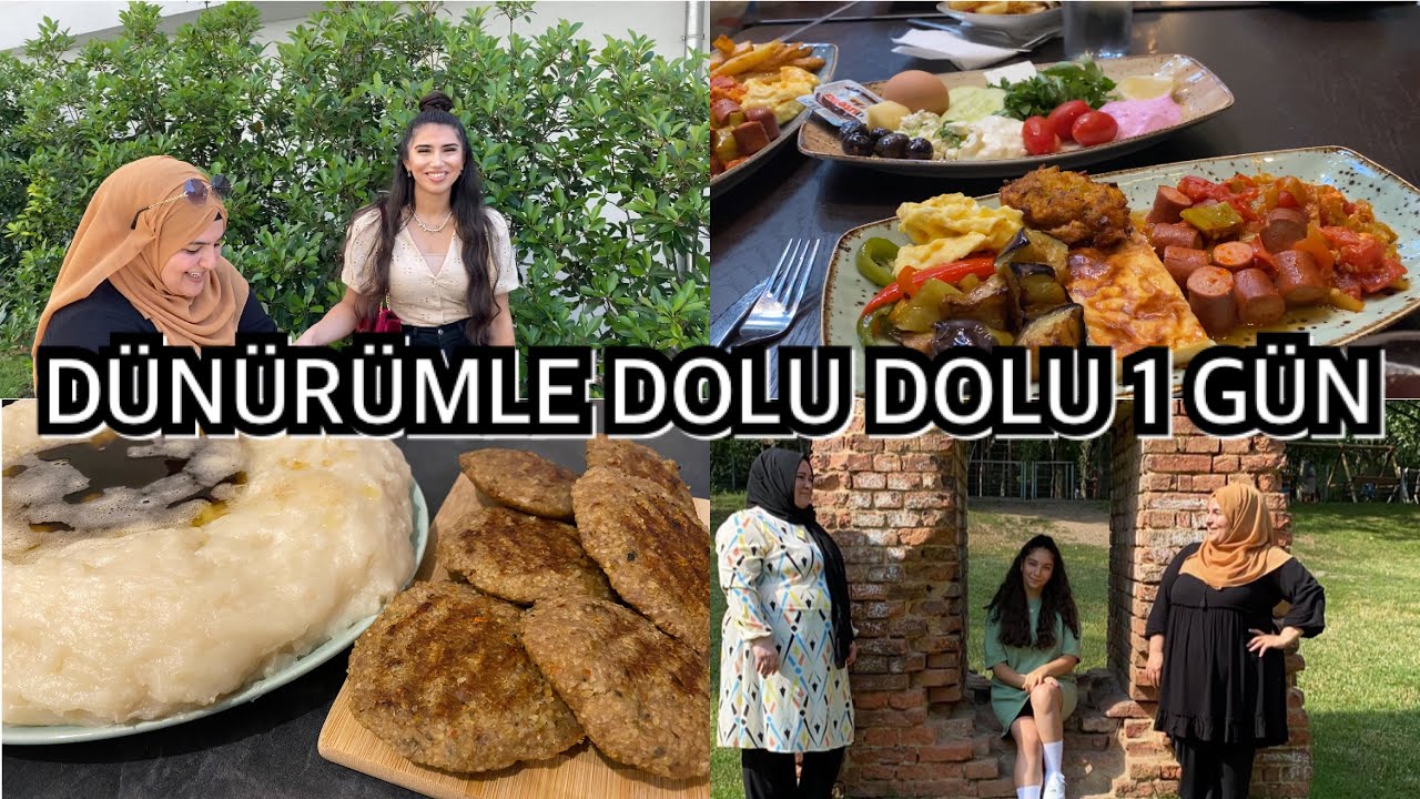 AILECEK GEZI🌳 ENFES KÖFTE GILIGI VE GABIL TARIFI✅ KIZLARIMIZLA BİR GÜN GECIRDIK - GÜNLÜK VLOG
