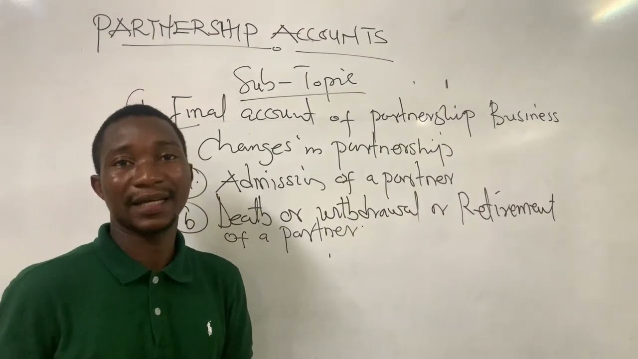 INTRODUCTION TO PARTNERSHIP ACCOUNTS.   #accounting #viral#learning #best #A.E Accounting tutorials