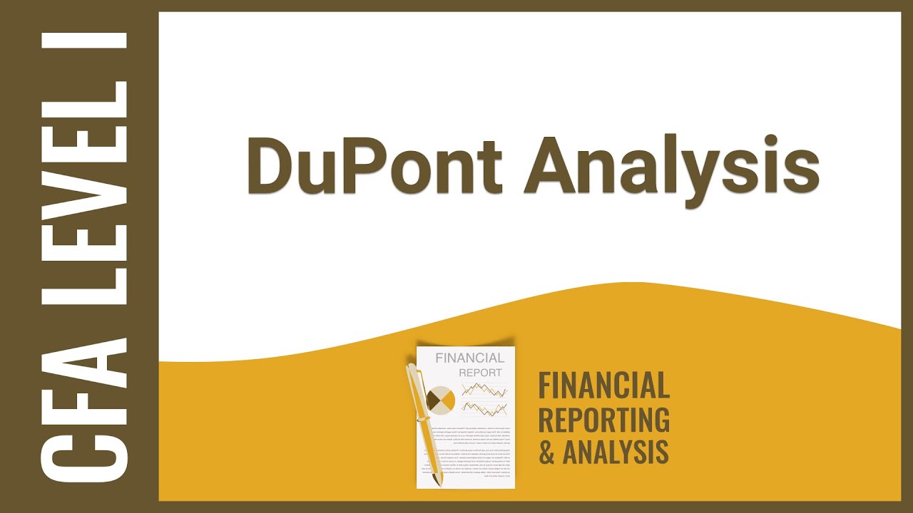 CFA Уровень I FRA - Анализ DuPont