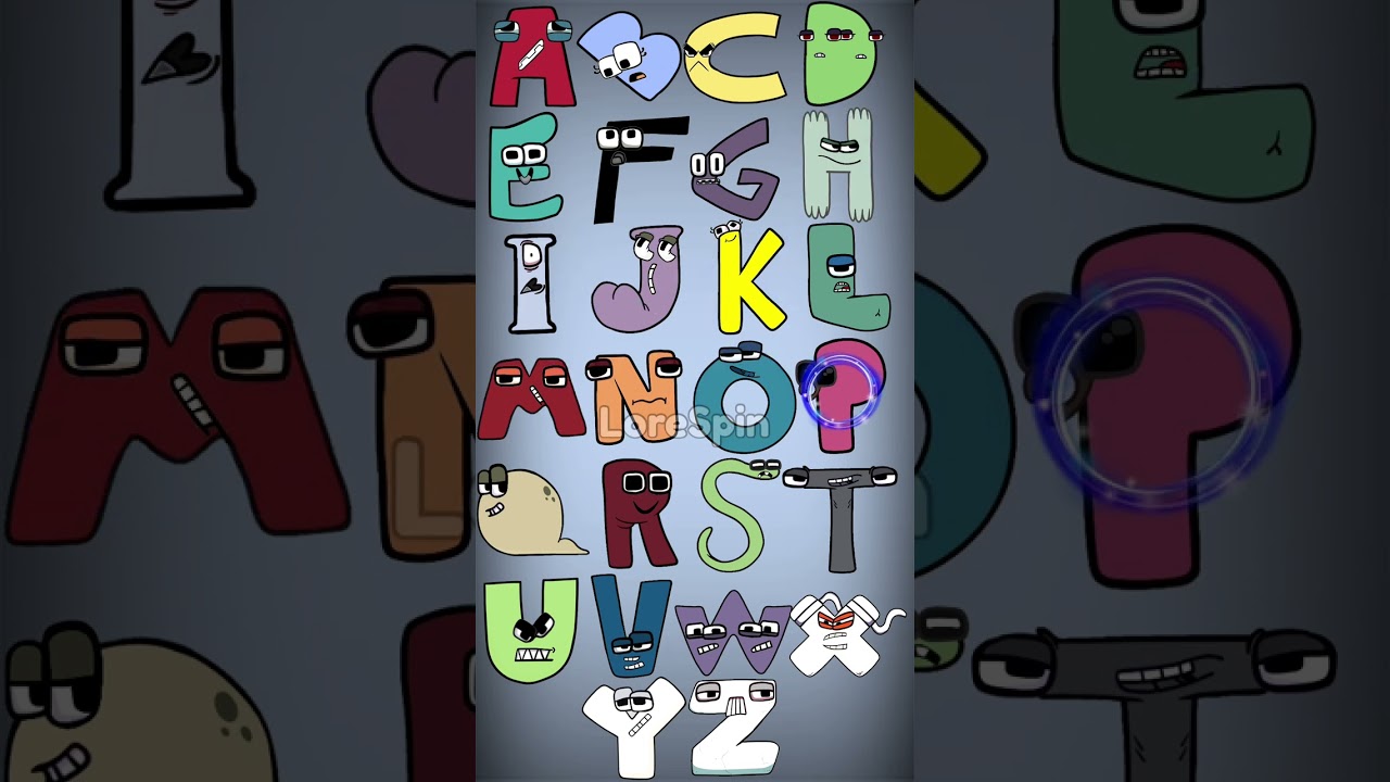 ALPHABET LORE A-Z but REVERSE - ALPHABET LORE ANIMATION MEME - abcdefghijklmnopqrstuvwxyz