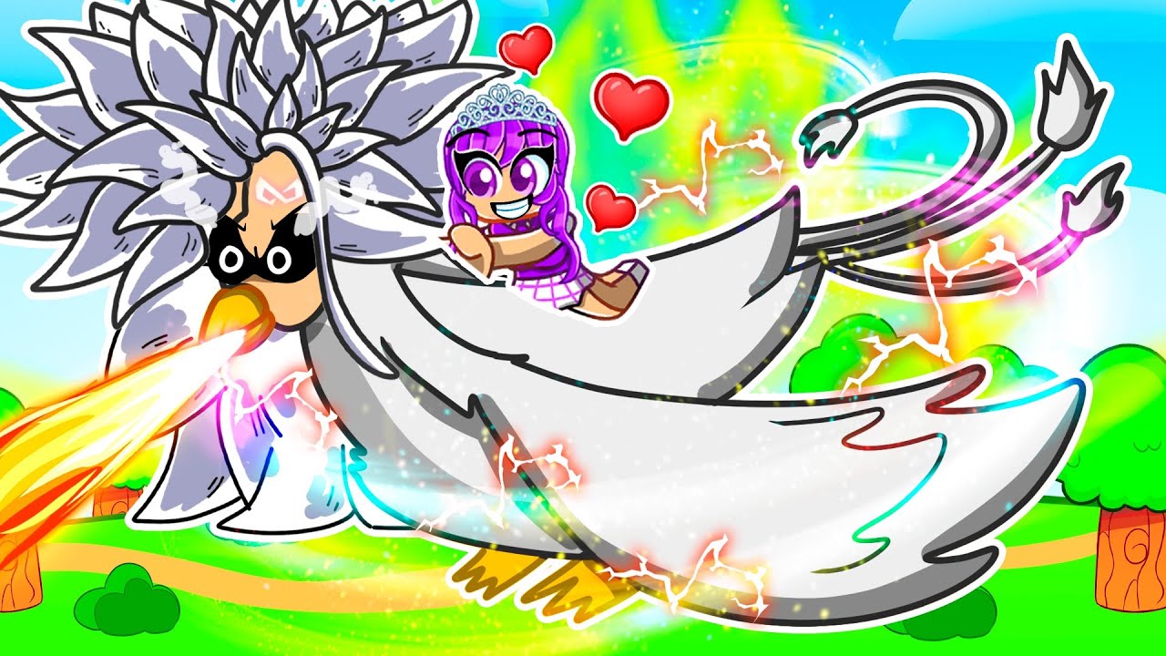 Playing as a PROTECTIVE INFINITY SUPER SAIYAN GOKU BIRD in Roblox Feather Family!