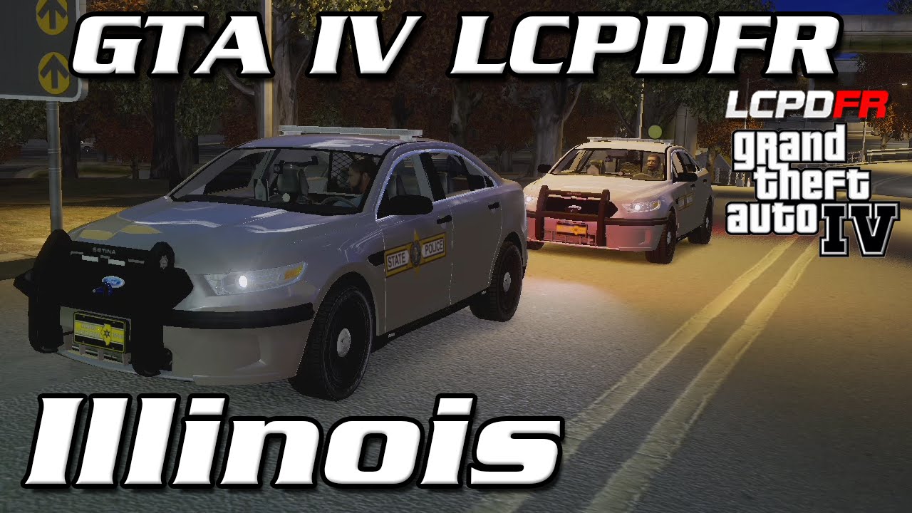 GTA IV LCPDFR MP - Illinois State Police - They All Pulled Guns!