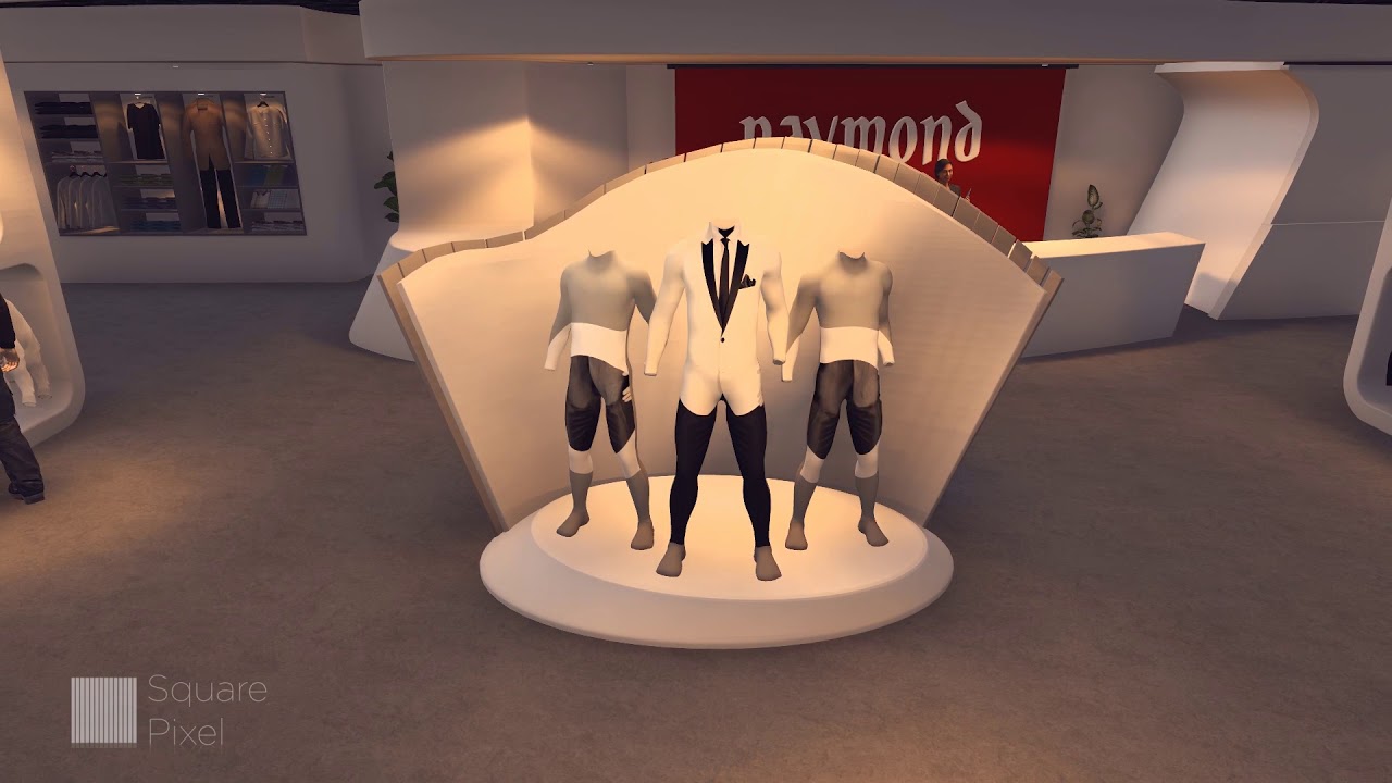 Explainer Video in 3D for Raymond Shop by Square Pixel