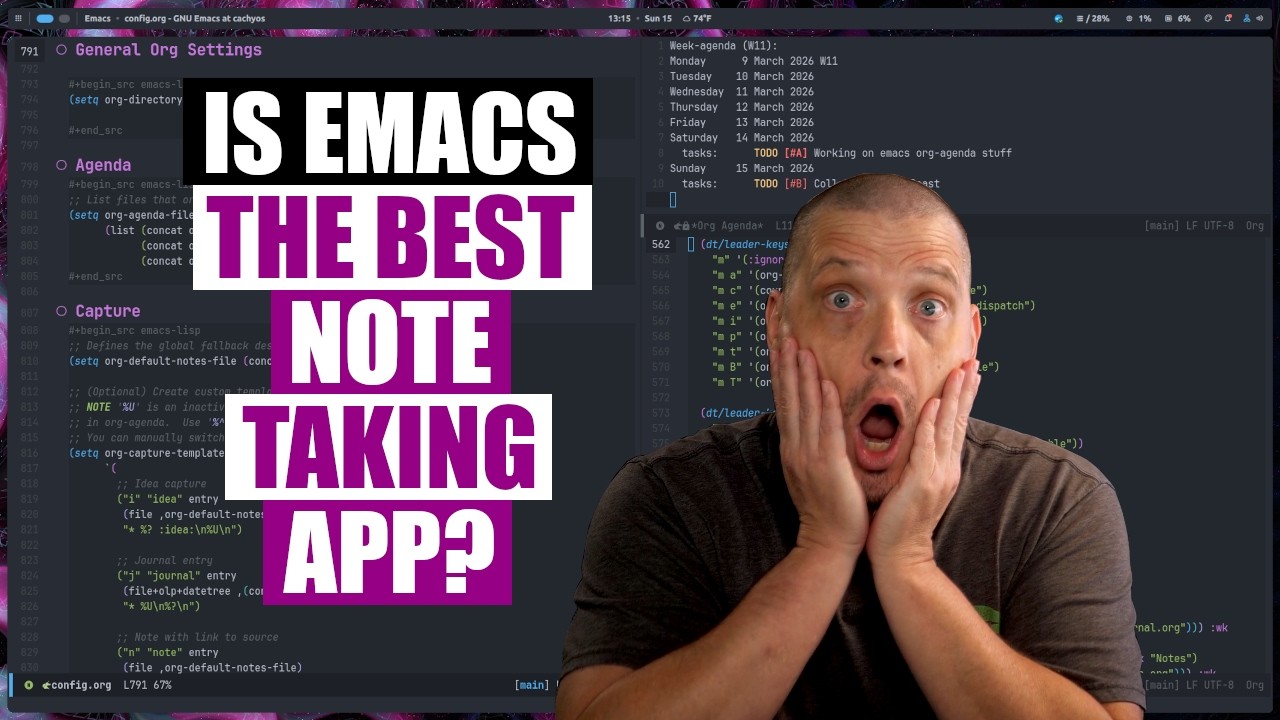 Как делать заметки с помощью Emacs Org Mode (это просто!)
