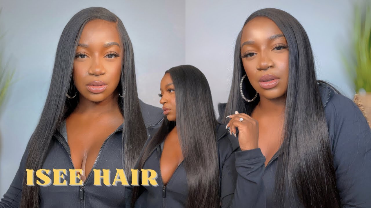 ISEE Hair  M-CAP 9*6 Bone Straight Lace closure wig