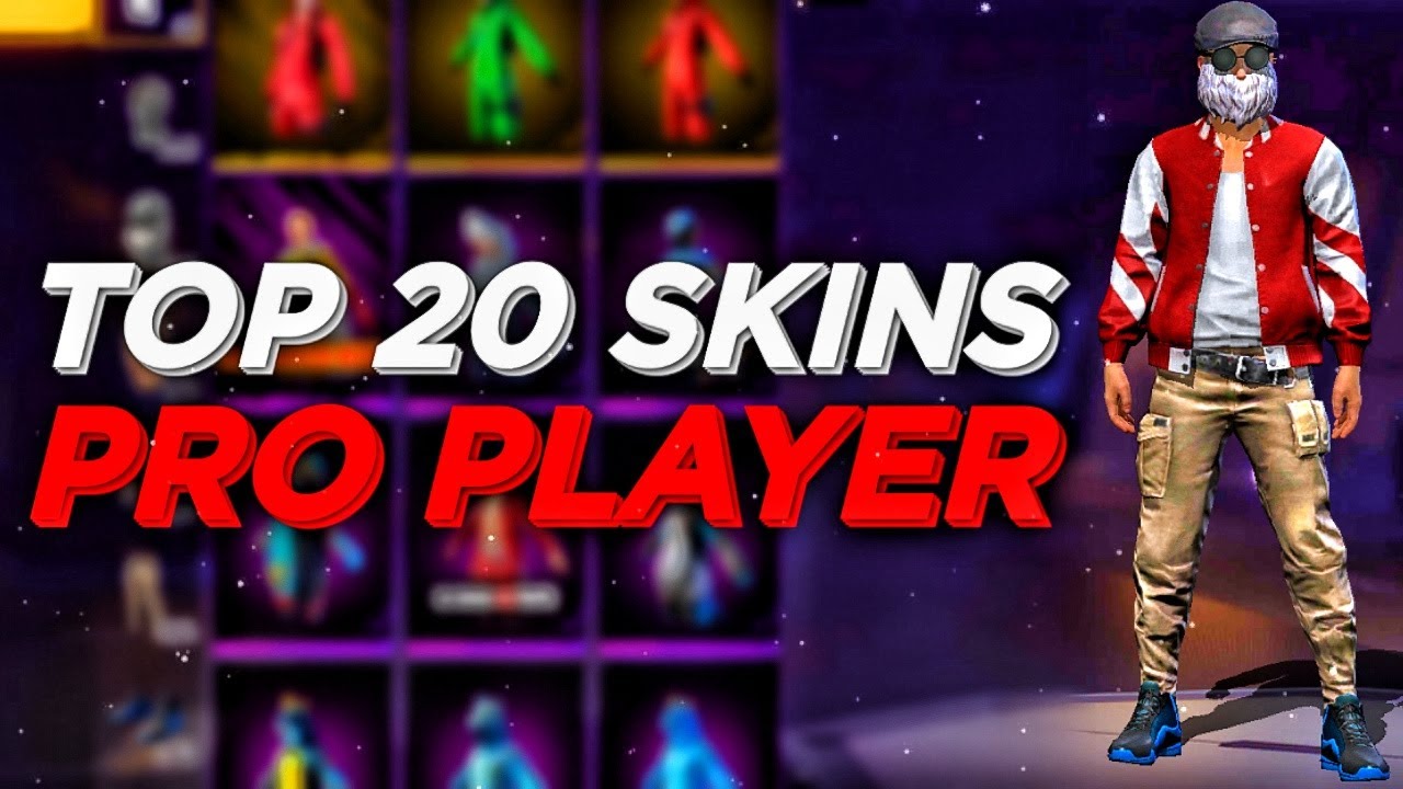 MELHORES COMBINAÇÕES DE SKINS PRÓ PLAYER TOP20 🌟 #freefire
