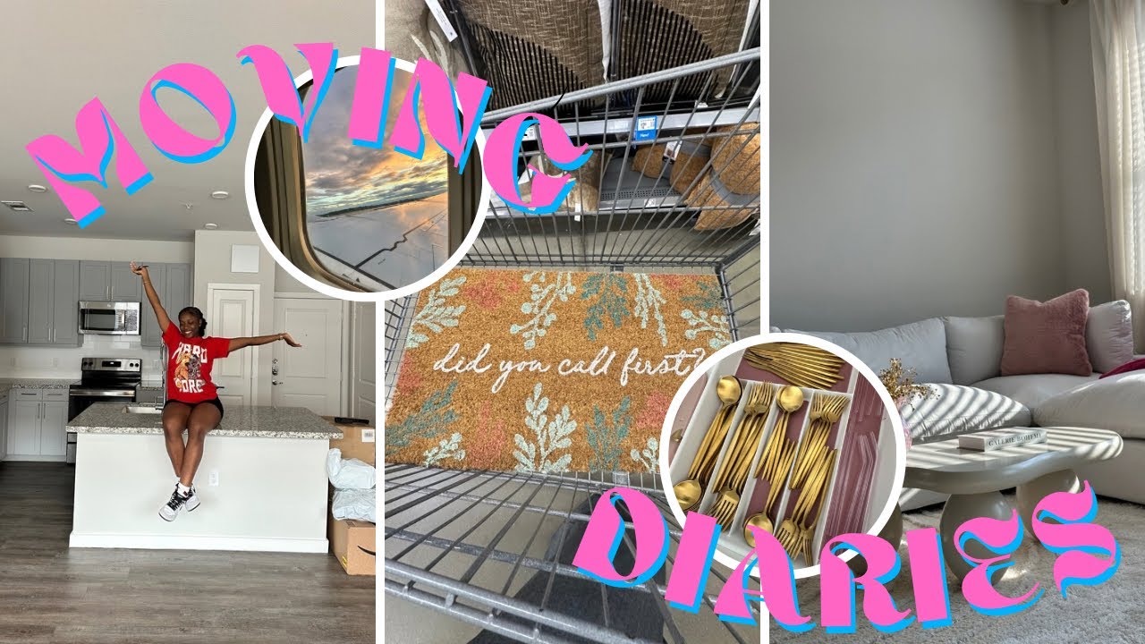 Weekly Vlog : I MOVED TO HOUSTON, TEXAS | First Apartment + Empty Apartment Tour + Unpacking