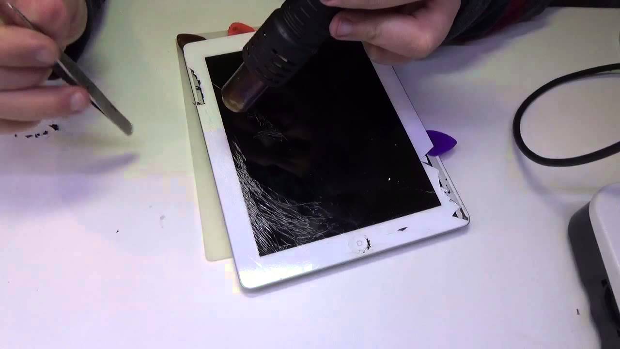 Apple iPad 4, Замена тачскрина подробно  ч.1. Apple iPad 4 touchscreen replacement part 1.