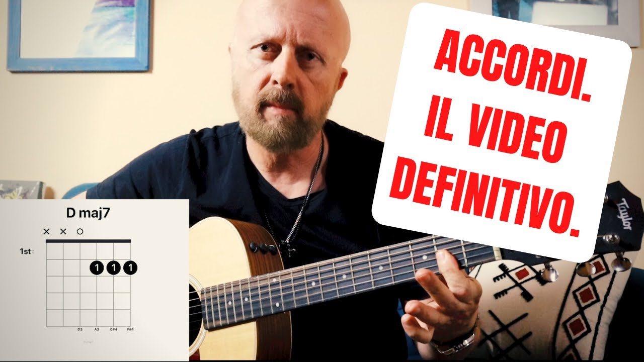Come imparare 35 accordi in 12 minuti. Ecco il video che fa per te. Tutti con TAB + 6 progressioni.