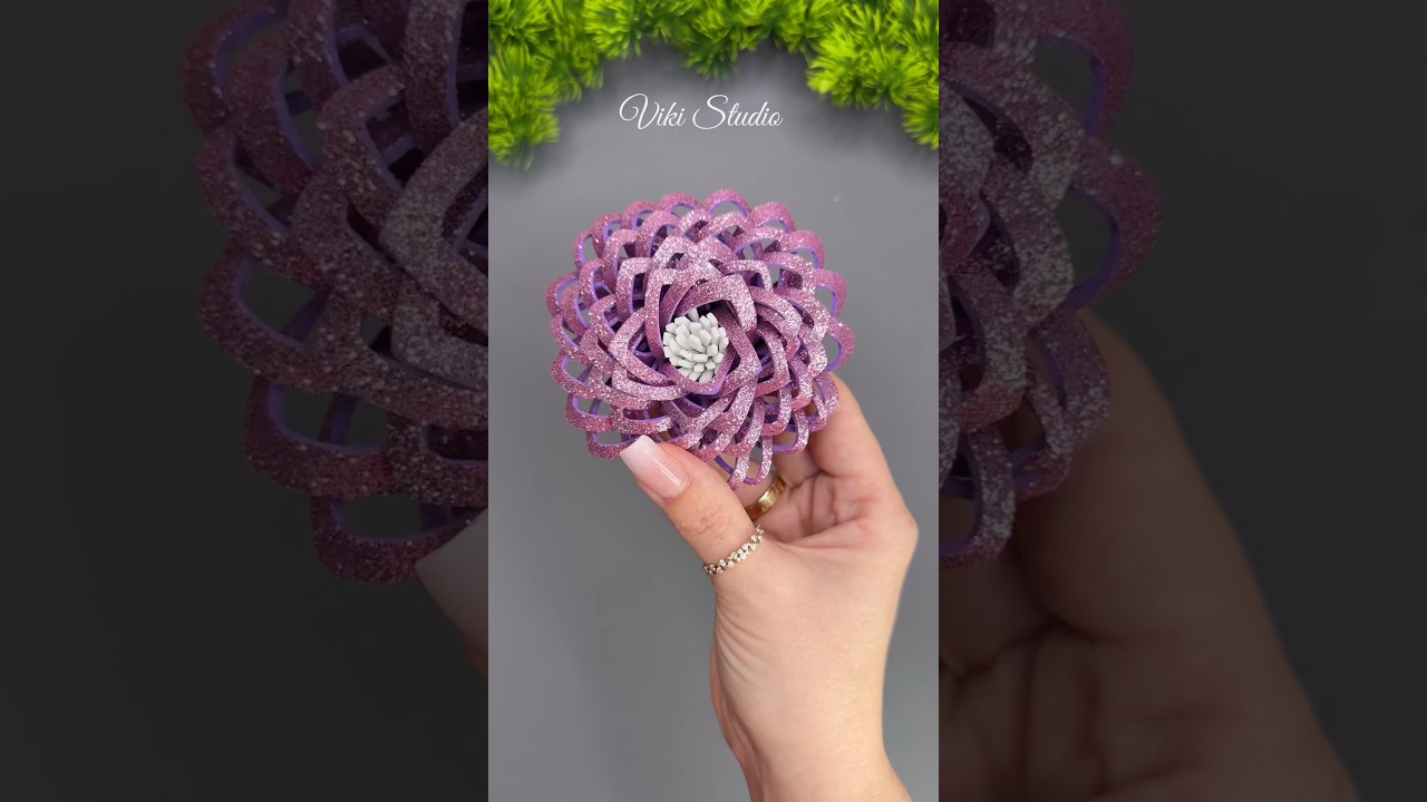 Amazing Flowers from EVA Foam Easy Flowers DIY Tutorial Crafts