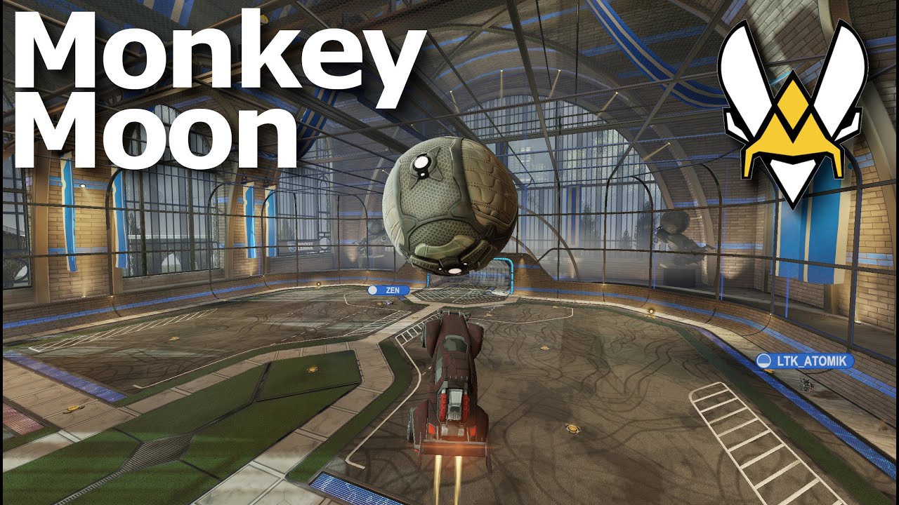 MONKEY MOON is a BRICK WALL on Defense (SSL 2v2 Rocket League)
