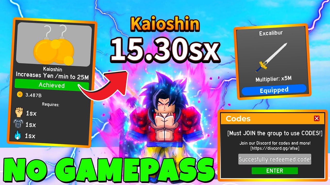 I reached 15Sx Total Power and unlocked *KAIOSHIN* in Anime Fighting Simulator: ENDLESS | Ep. 3