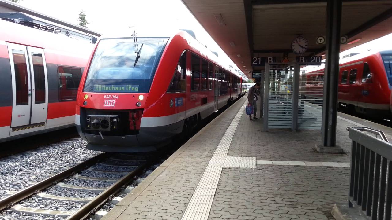 Ausfahrt 26: BR 648 (Lint 41) von Nürnberg nach Neuhaus (Peg)