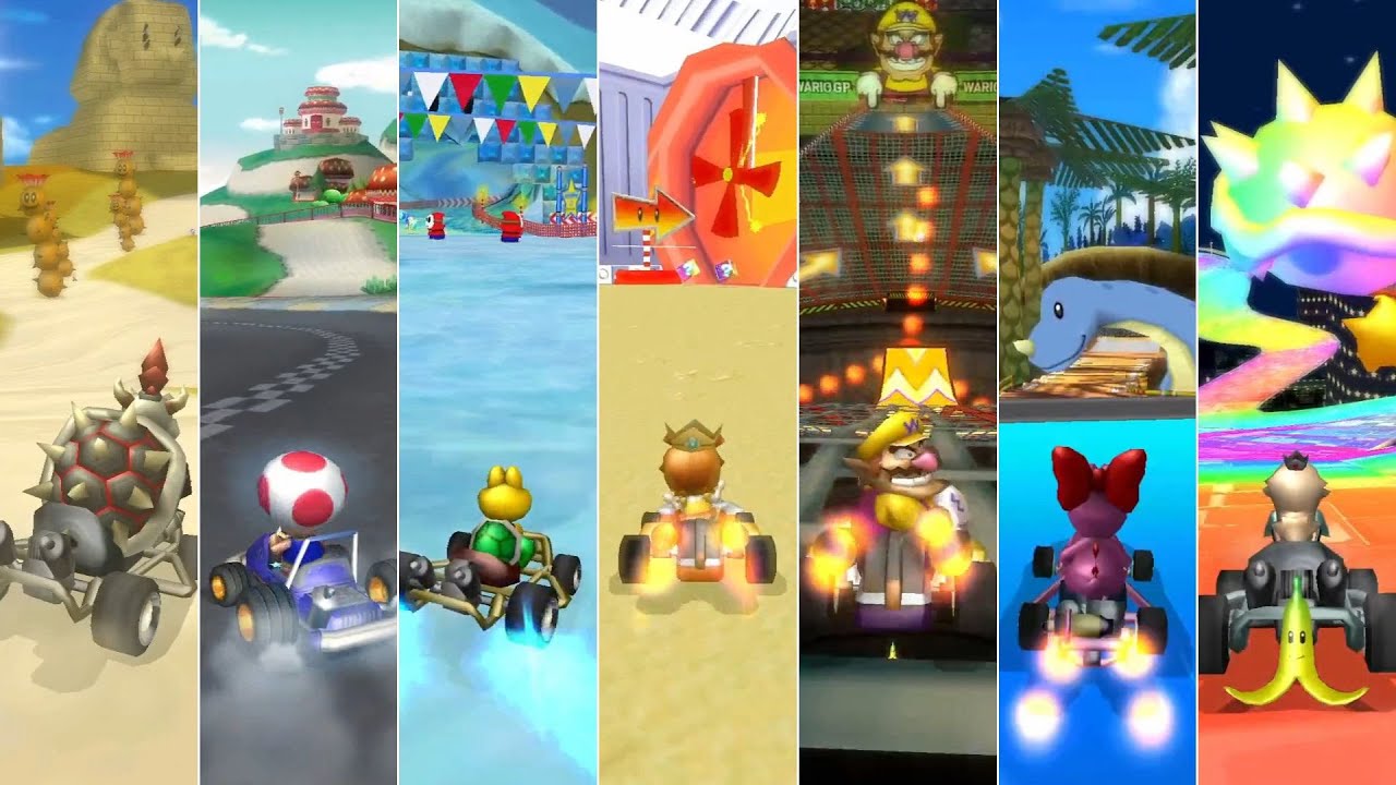 If All Mario Kart: Double Dash!! Courses Were In Mario Kart Wii