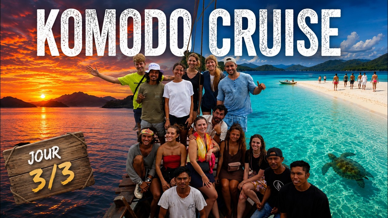 KOMODO CRUISE DAY 3/3 - Makasar - Turtle Point - Kanawa -  INDONESIA 2023