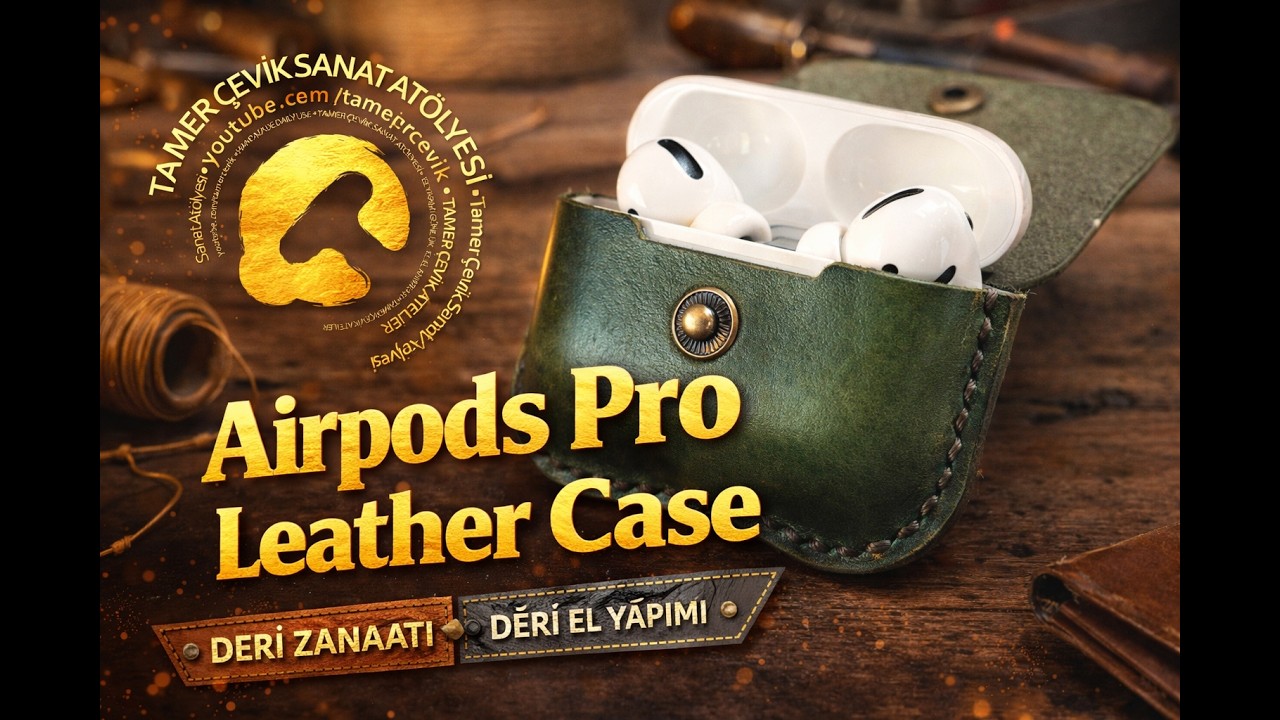 Airpods Pro 1-2-3 Leather Case  / Deri Kılıf BEDAVA KALIP PDF / FREE PATTERN