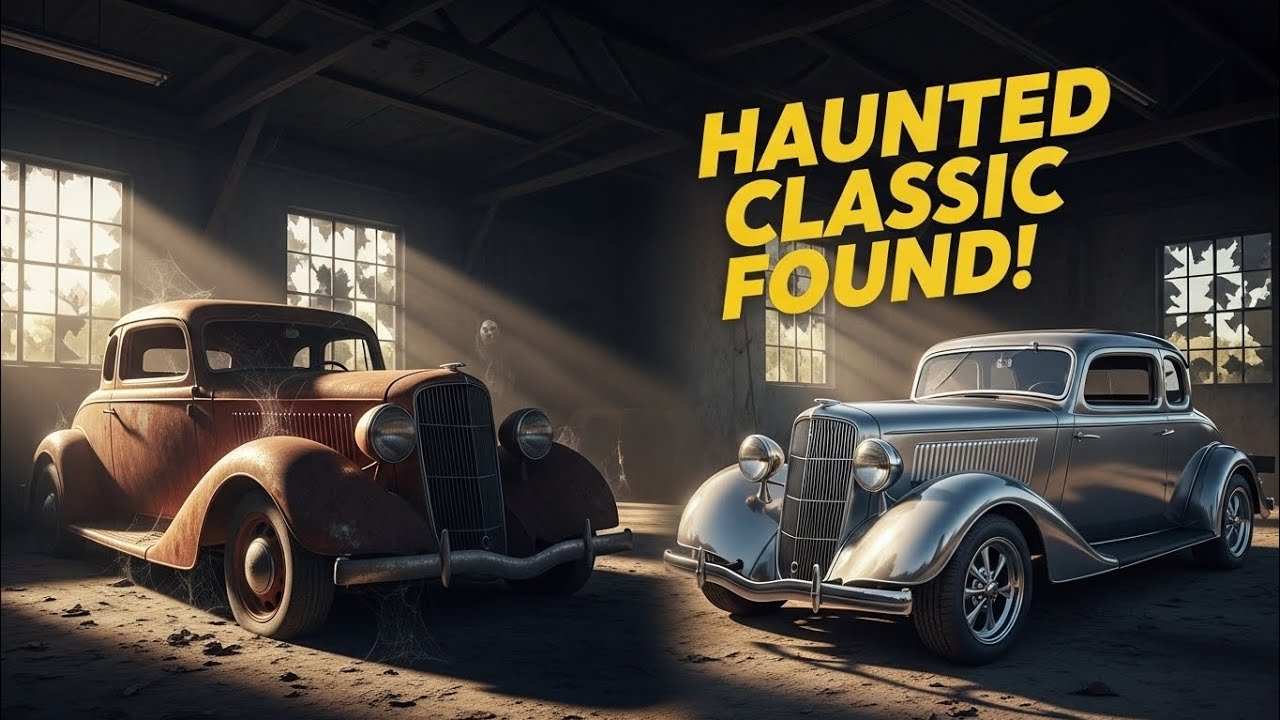 We Found a Classic Car in a Haunted Abandoned House 