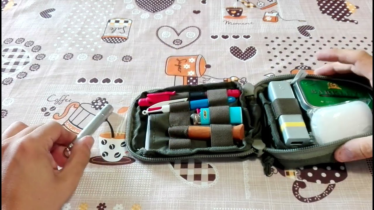 EDC Urbano da Viaggio per Zaino Italiano