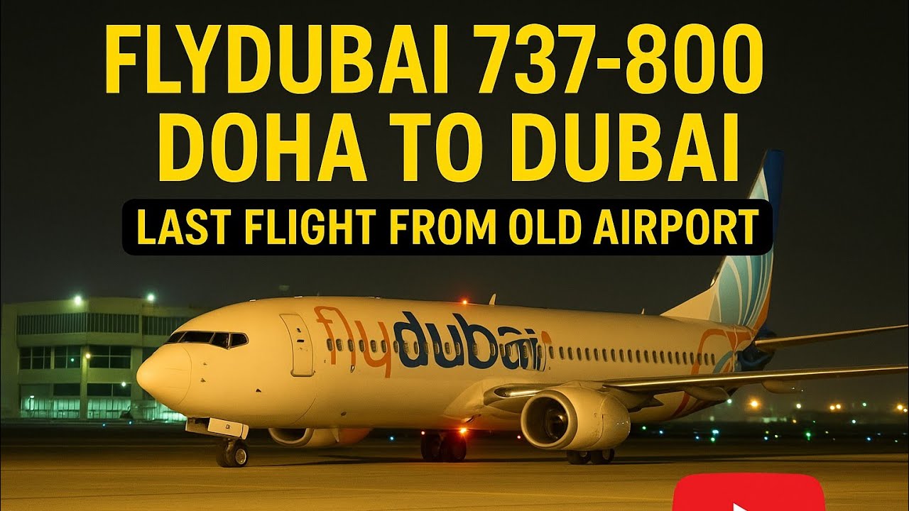 Doha DIA - Dubai DXB | Old Airport final flight