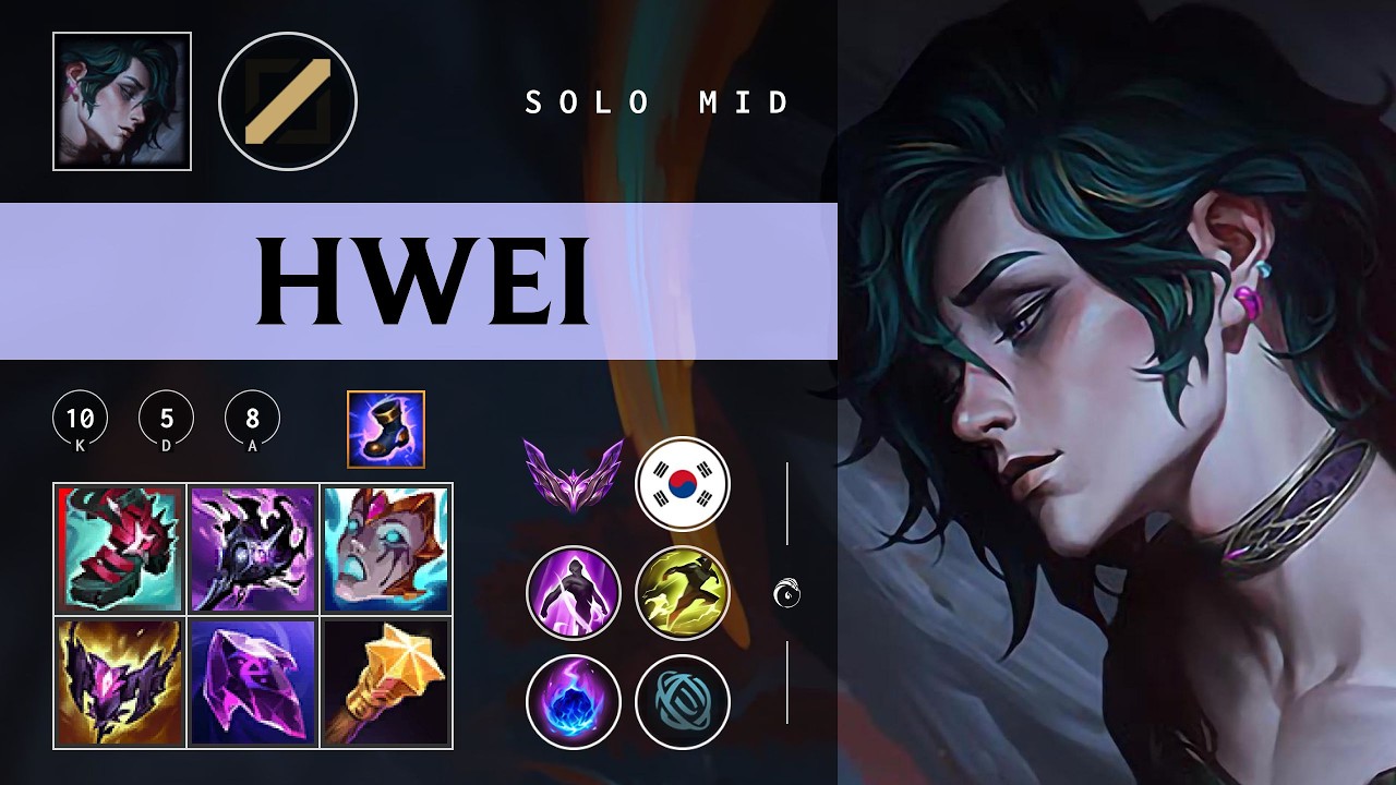 Hwei Mid vs Ryze - KR Master Patch 26.03