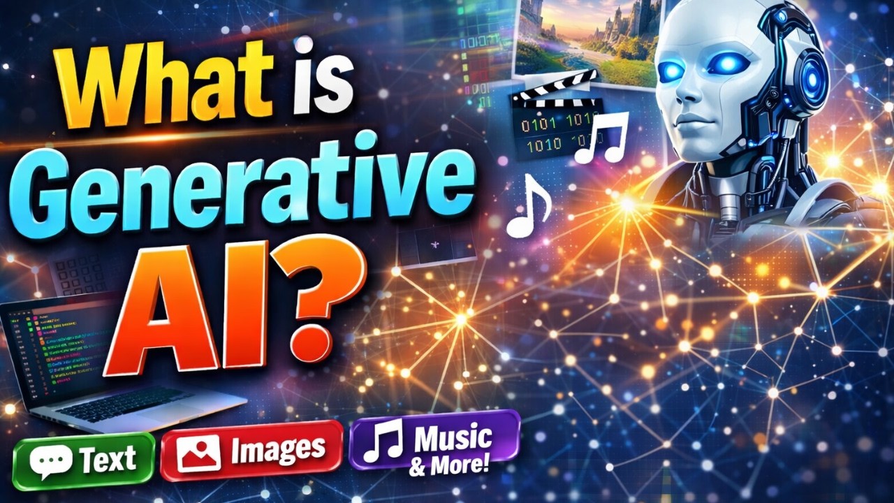 What is Generative AI? | Simple Explanation with Real-Life Examples
