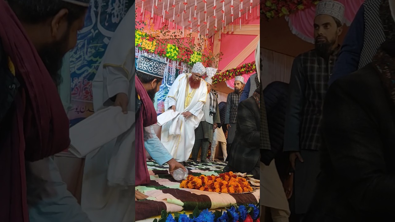 #jalsa Dastar Bandi #muzaffarpur #bihar #new #video #naat #2025 Great Entry #mufti  #viralvideo