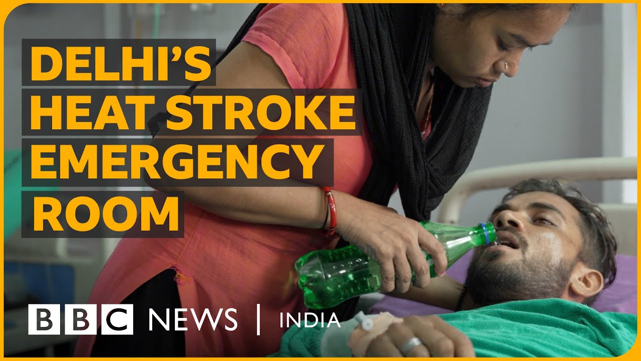 Inside India's first heat stroke emergency room | BBC News India | Delhi Heatwave