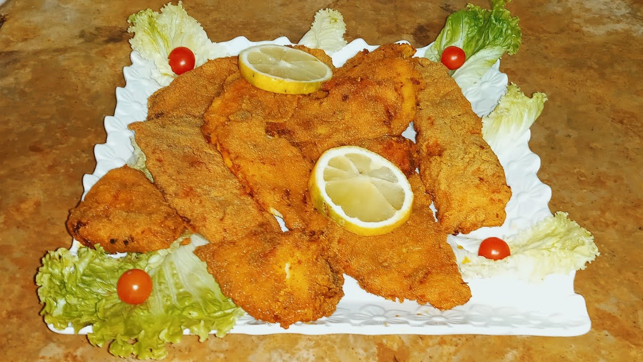 طريقة تحضير سمك الرايه مقليه مقرمشة وبنينة