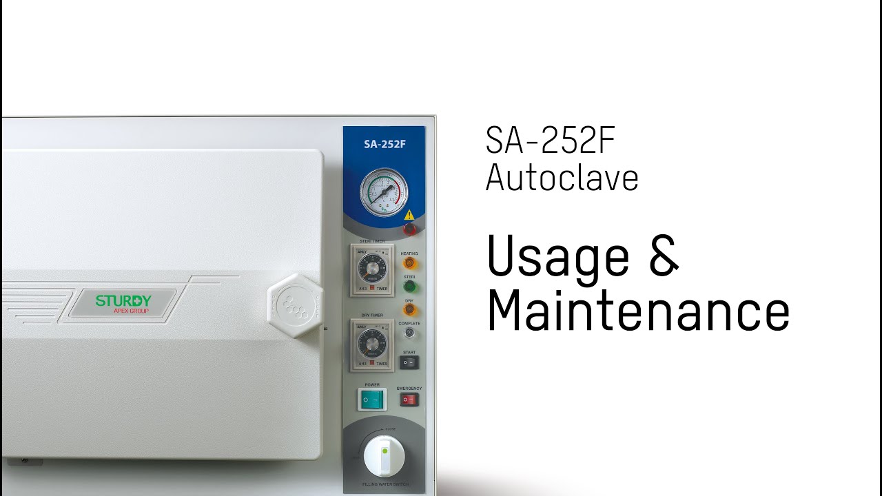 STURDY｜SA-252F  Maintenance | Best Value Autoclave