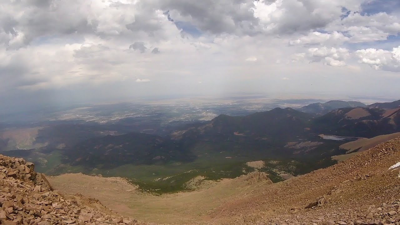 Driving up Pikes Peak Time Lapse