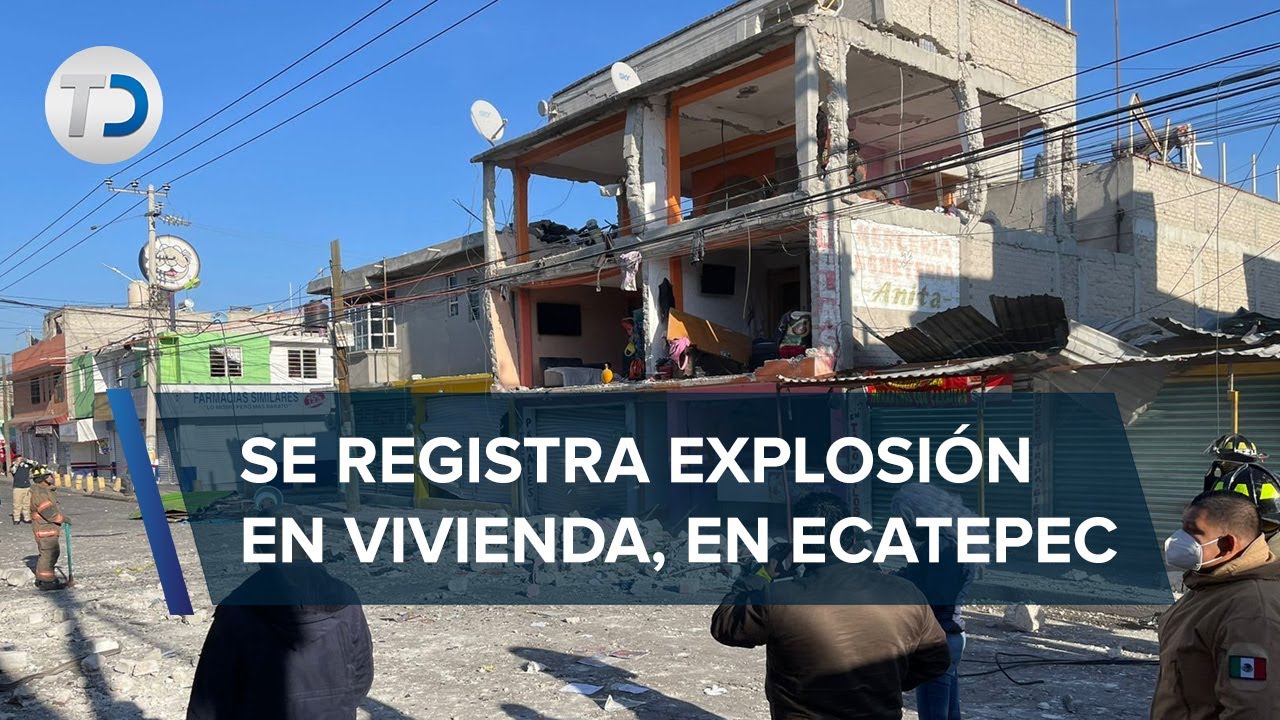Se registra explosión por acumulación de gas en vivienda de Ecatepec; hay 6 personas lesionadas