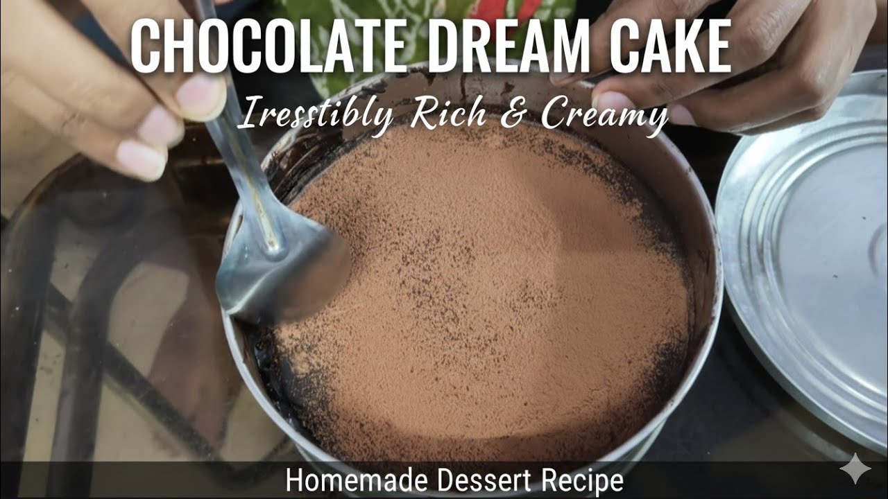 Chocolate Dream Cake Without Oven 🍫 | Easy Eggless Veg Dream Cake Recipe at Home ❤️🎂😋🤤😘