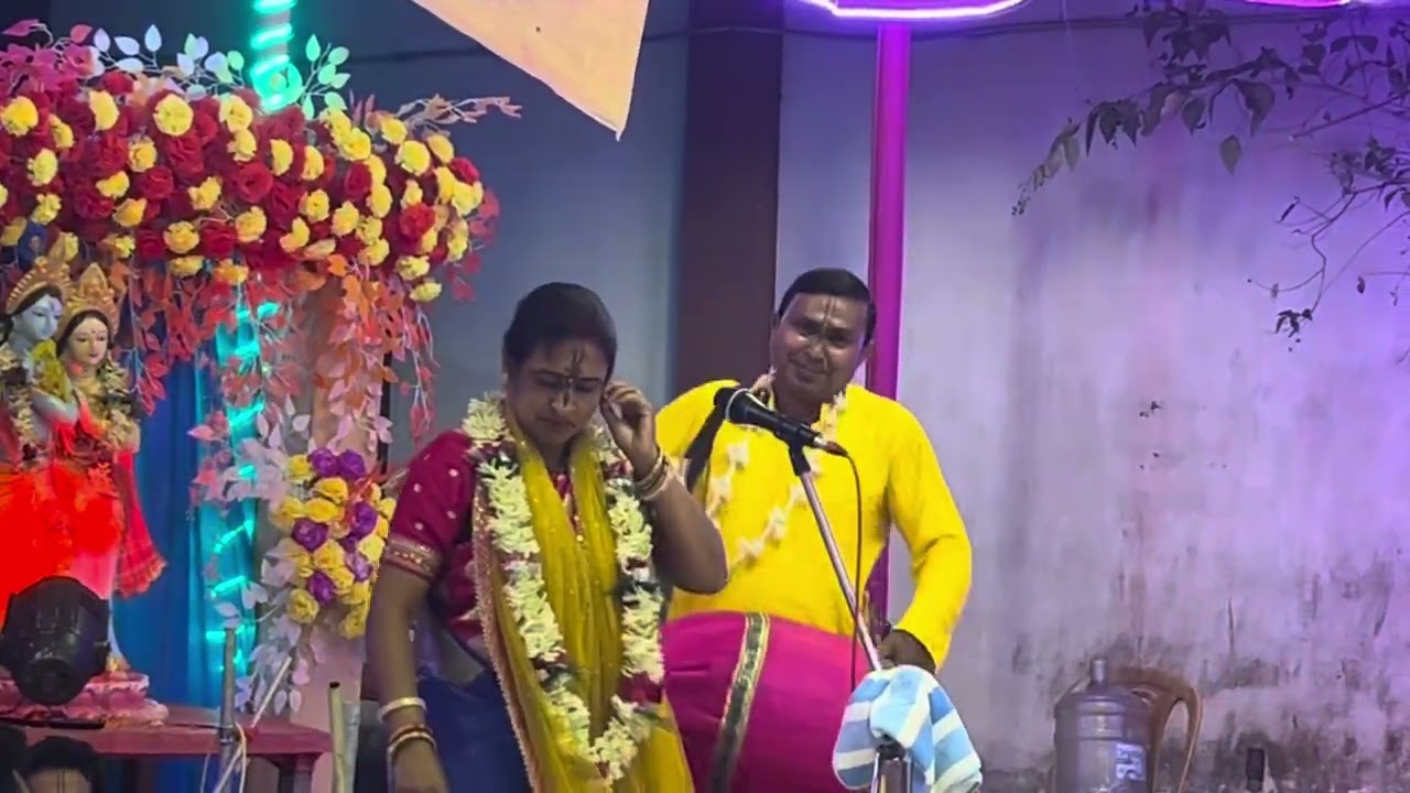 আজ গানে আছি মাধবপুর রাধা গোবিন্দ মন্দির ( বারাসাত )