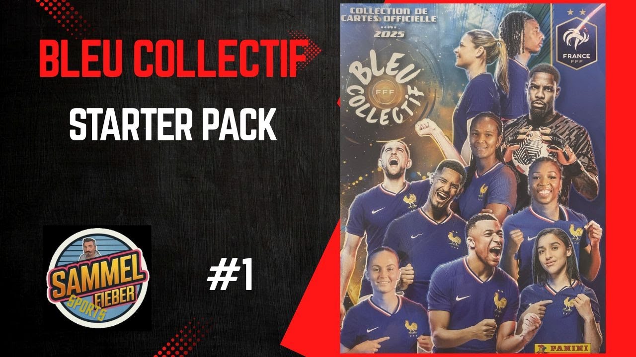 ⚽️⚽️ Bleu Collectif 2025 ⚽️⚽️ Starter-Pack - Panini - Cards - Sammelkarten - #1
