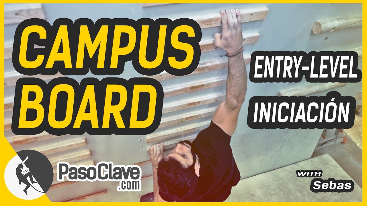 CAMPUS BOARD INICIACI&Oacute;N 👊 ENTRY-LEVEL EXERCISES- ENTRENAMIENTO ESCALADA CLIMBING EJERCICIOS F&Aacute;CILES