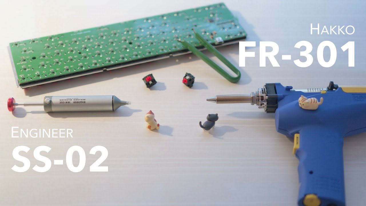 Desoldering Tools | Engineer SS-02, Hakko FR-301 Unboxing & Test