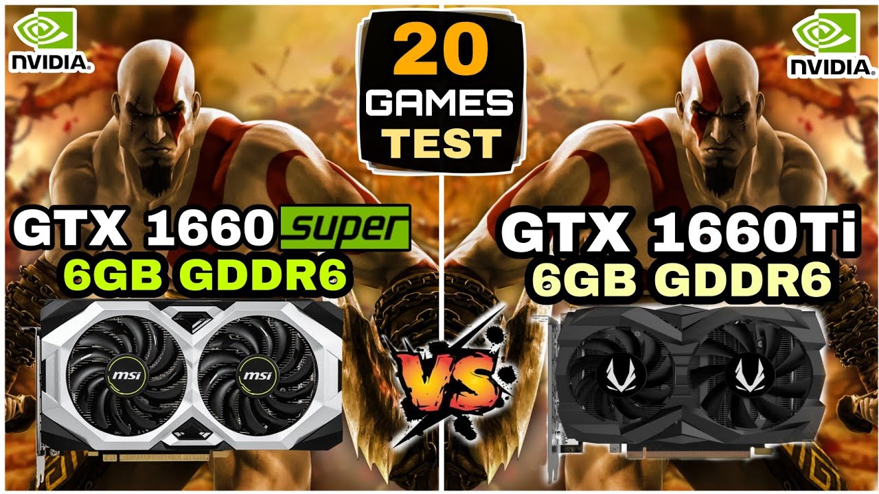 GTX 1660 Super vs GTX 1660 Ti | 20 Games Tested | Which Is Better ?