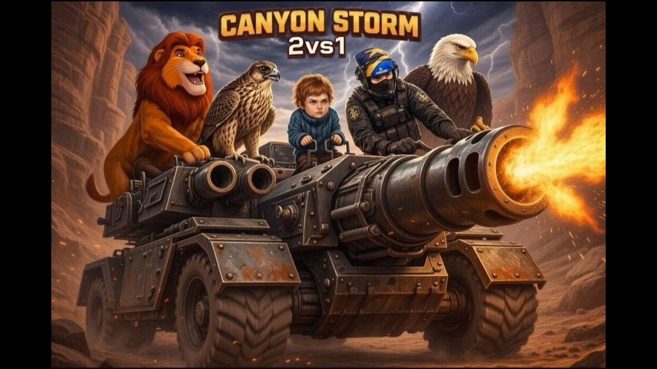 Canyon Storm 2v1 #663 – GOU vs UNO #358 & CYZ 🐕‍🦺🦴 #651
