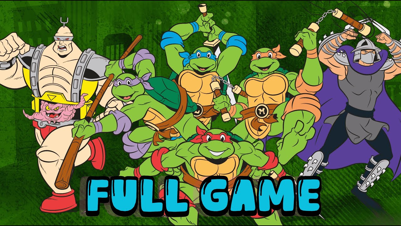 Nostalgia Trip! Original TMNT Arcade Game (4K) Full Playthrough