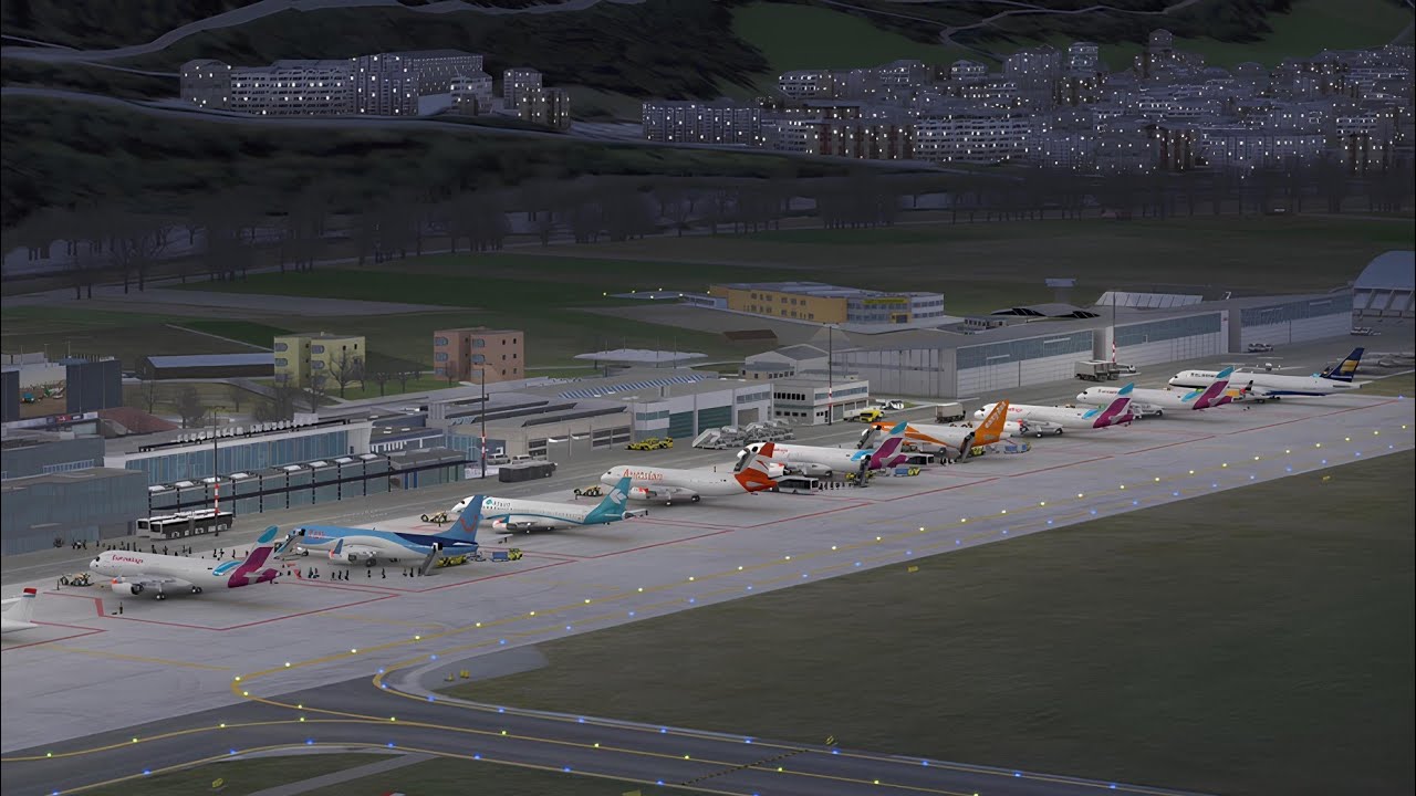 Casual Gameplay at INNSBRUCK Airport || Plane Spotting || World of Airports