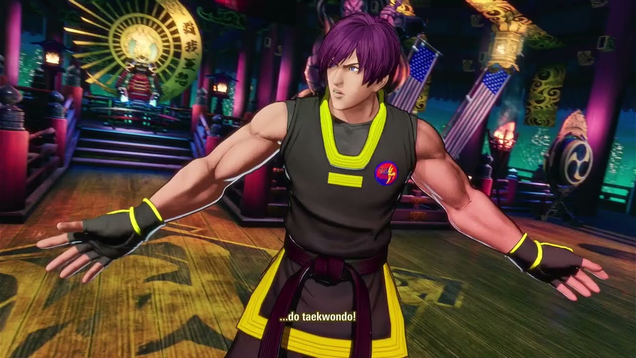 Partidas online de Garou Densetsu - CotW contra Lau Yagami.