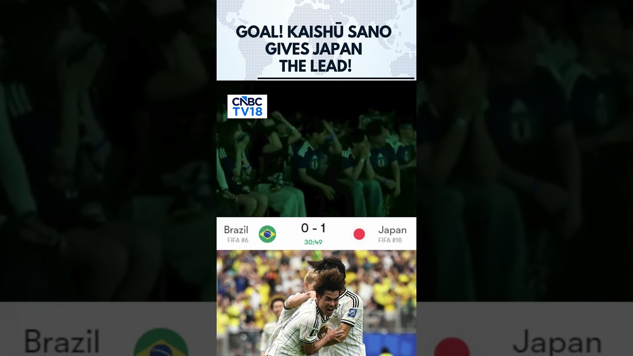 Japan vs Brazil | Kaishū Sano Scores 29th-Minute Goal In World Cup 2026 Round Of 32 | N18S