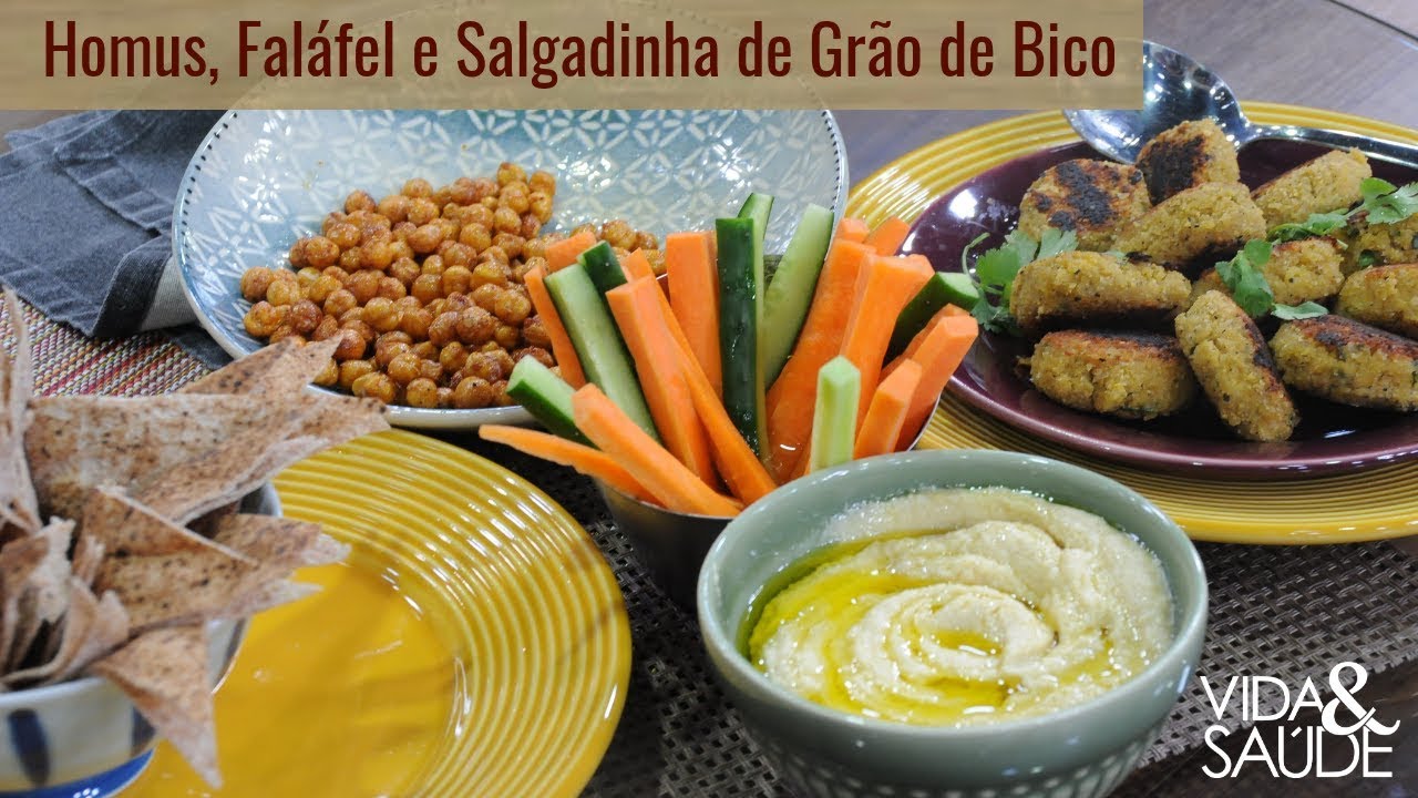 Receita: Homus, Falável e Salgadinho de Grão de Bico com a Chef Drica Avelar (24/06/19)