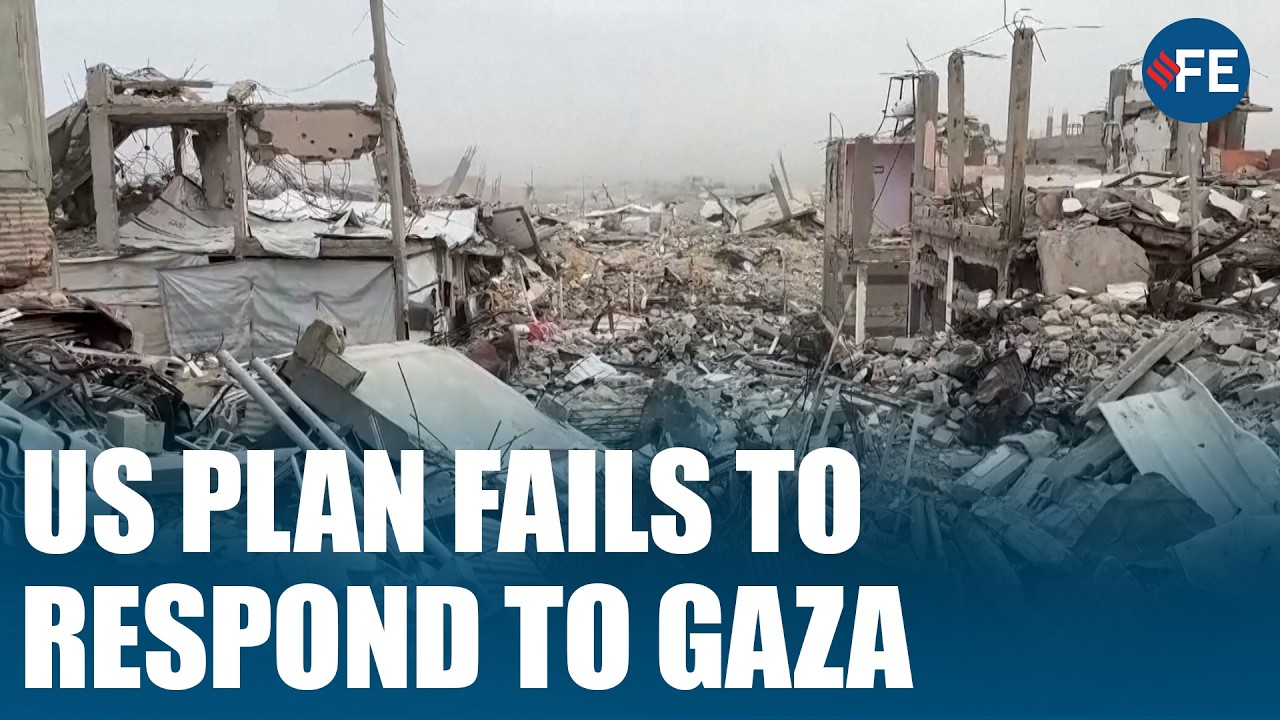 Gaza Rebuilds From Ruins As US Plan Stalls Palestinians Turn Rubble Into Roads