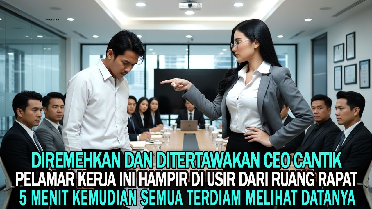 CEO Cantik Mempermalukan Pelamar Kerja di Rapat Direksi, Tak Disangka 5 Menit Kemudian...