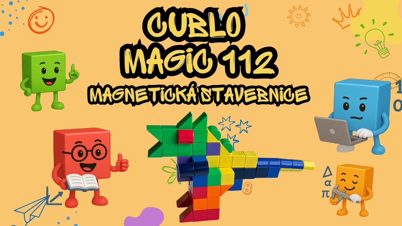 CUBLO Magic 112 🧲 | Magnetická stavebnice, která baví děti i rodiče | Míša bez obalu