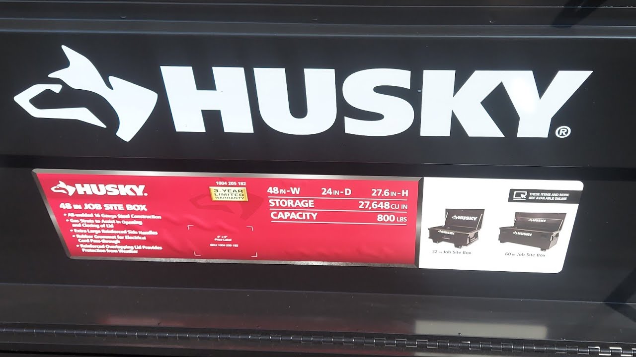 Строительный ящик Husky 48 дюймов, Лучший??? $329 в Home Depot, Распродано!!!