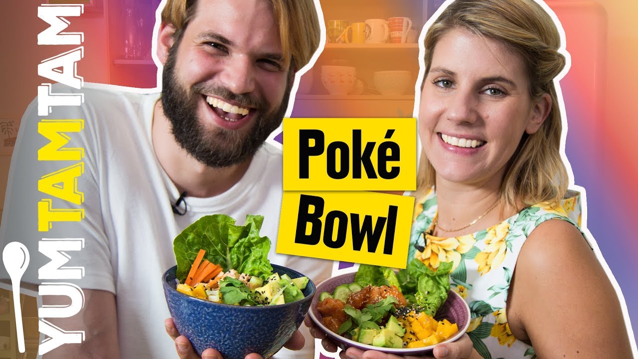 Poké Bowls // Mit Lachs und Tofu // #yumtamtam