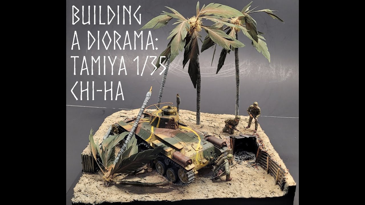 Building the Tamiya 1/35 Chi Ha and Diorama